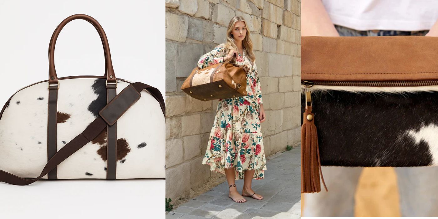 Handcrafted from genuine cowhide & full-grain leather