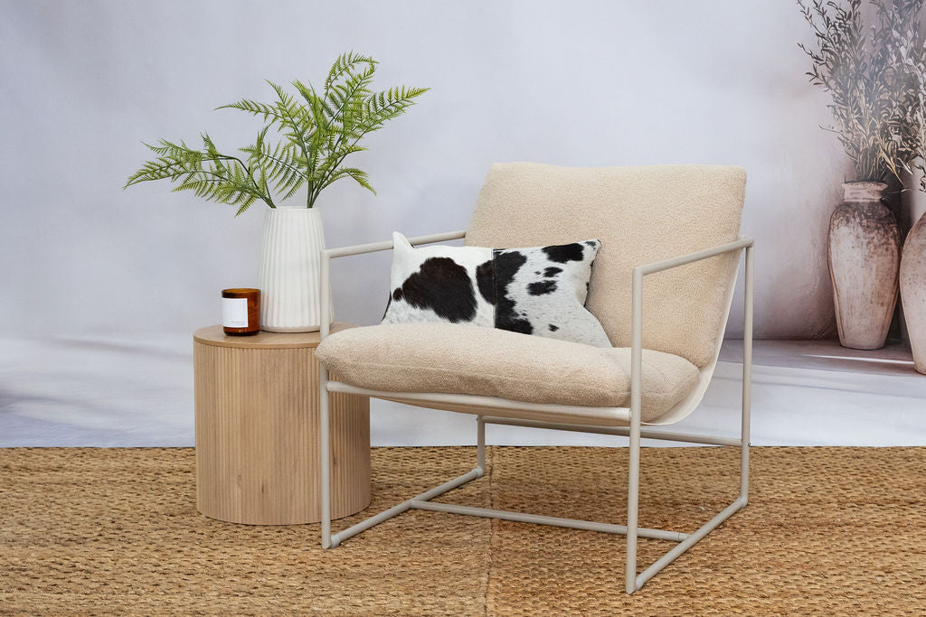 Black & White Cowhide Cushion - Luxury Style