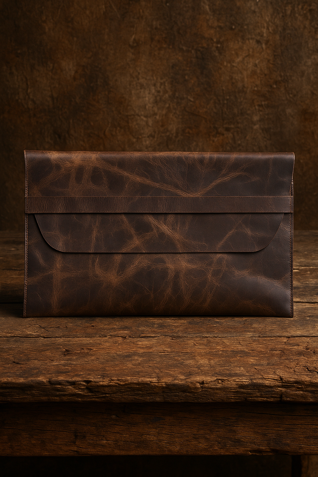 Urban Nomad Leather Laptop Sleeve - Rugged Fit