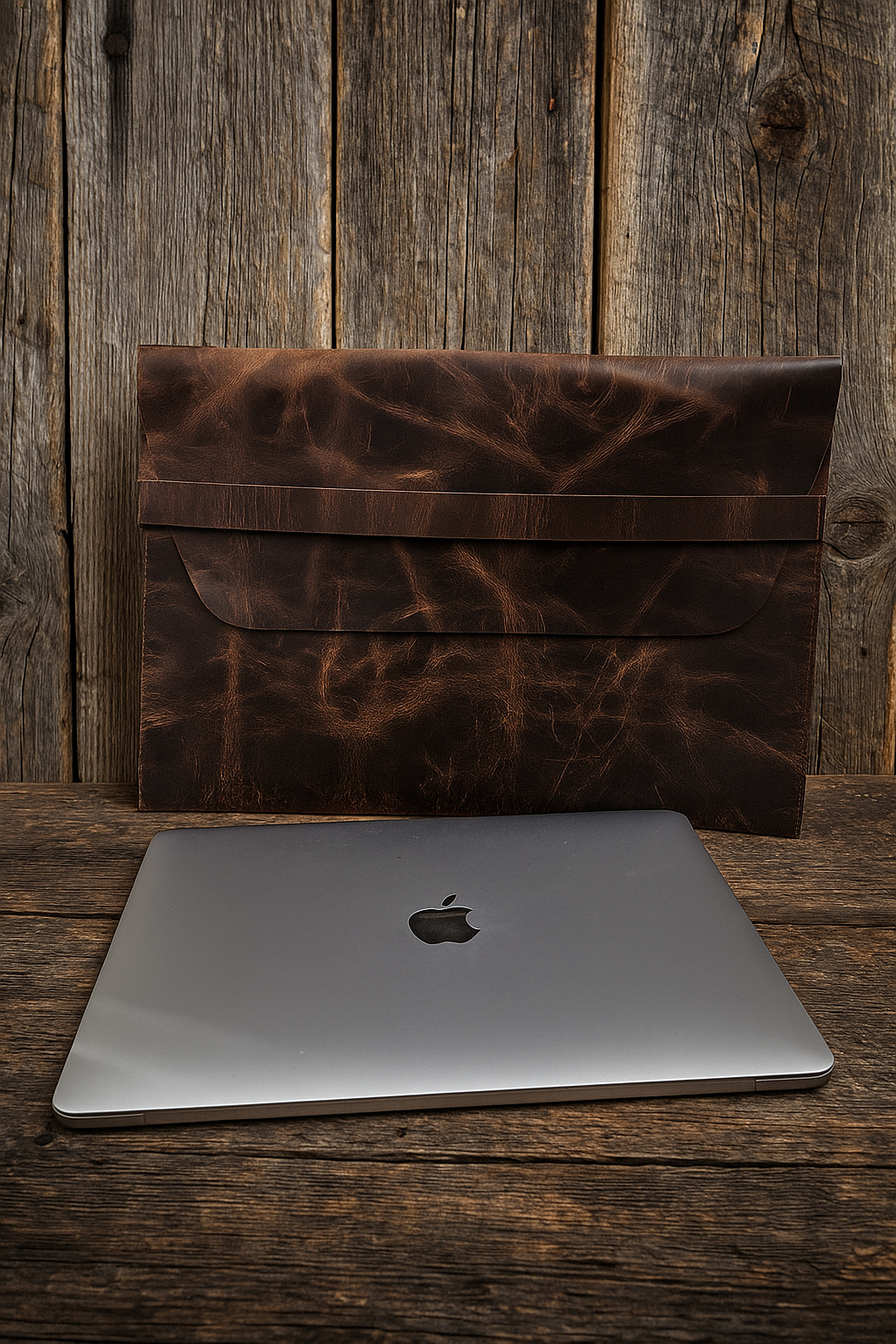 Urban Nomad Leather Laptop Sleeve - Rugged Fit
