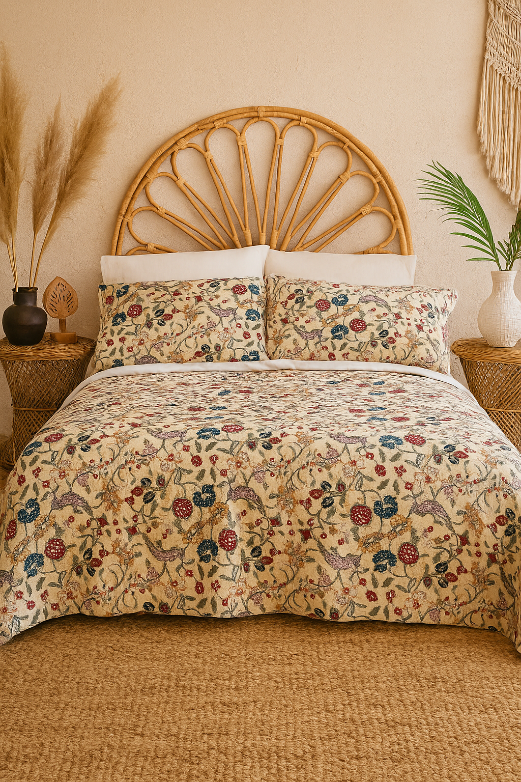 Wildberry Woodland Cotton Quilt Set - King Size