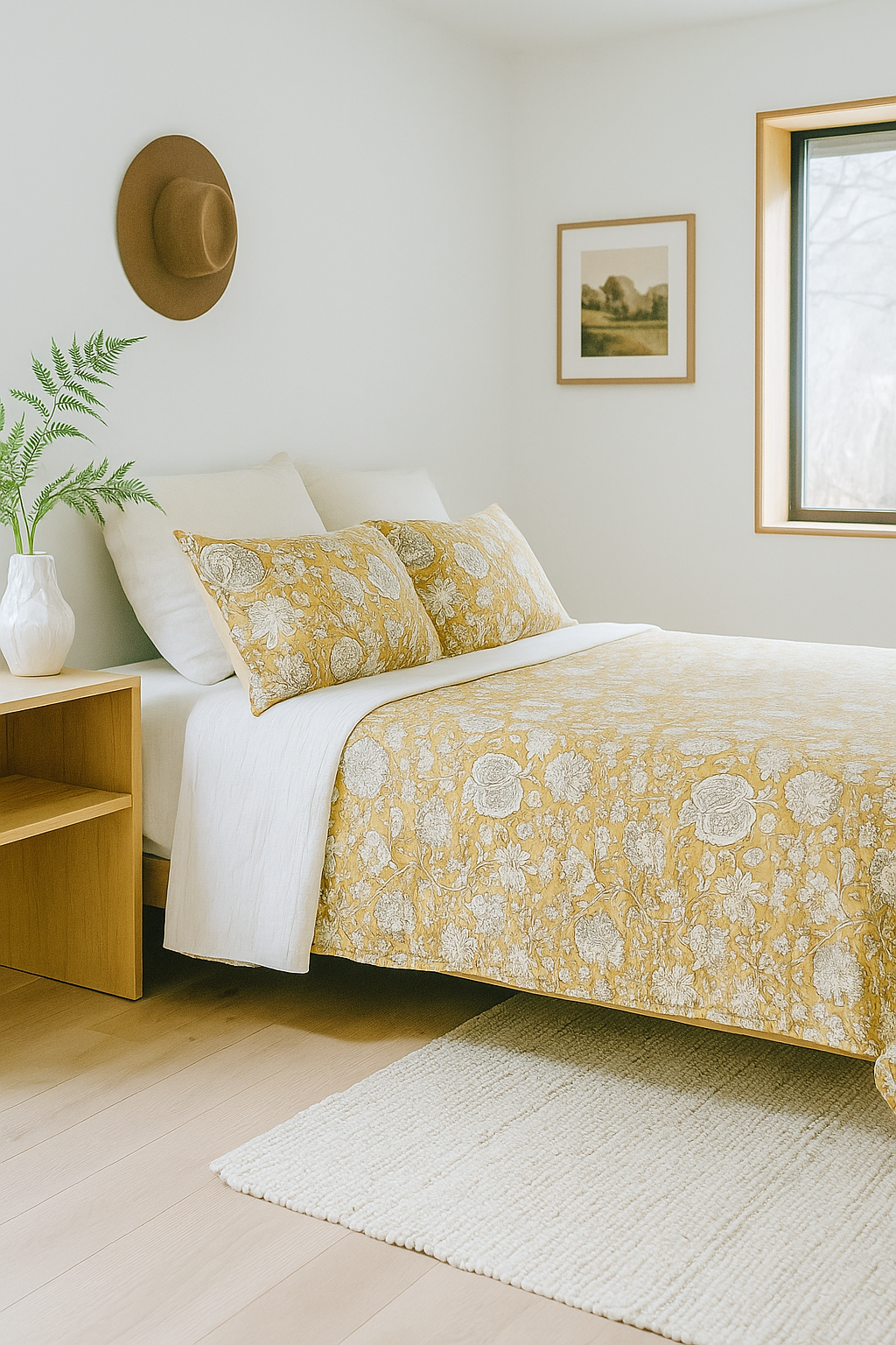 Boho Bloom Luxe Cotton Quilt Set - 210x250cm