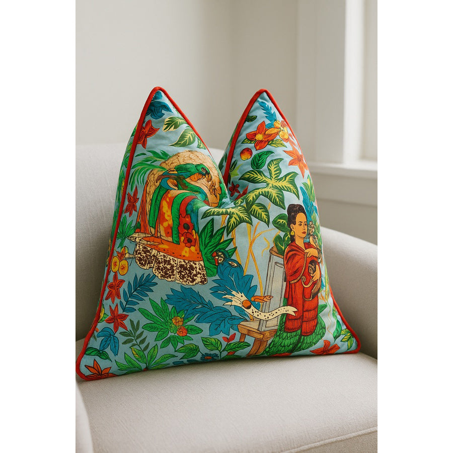 Ritmo de México Cotton Cushion Cover