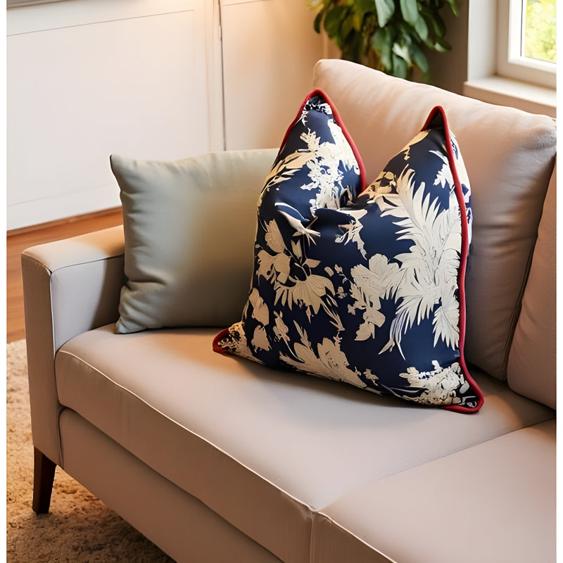 Vintage Blooms Handmade Cotton Cushion