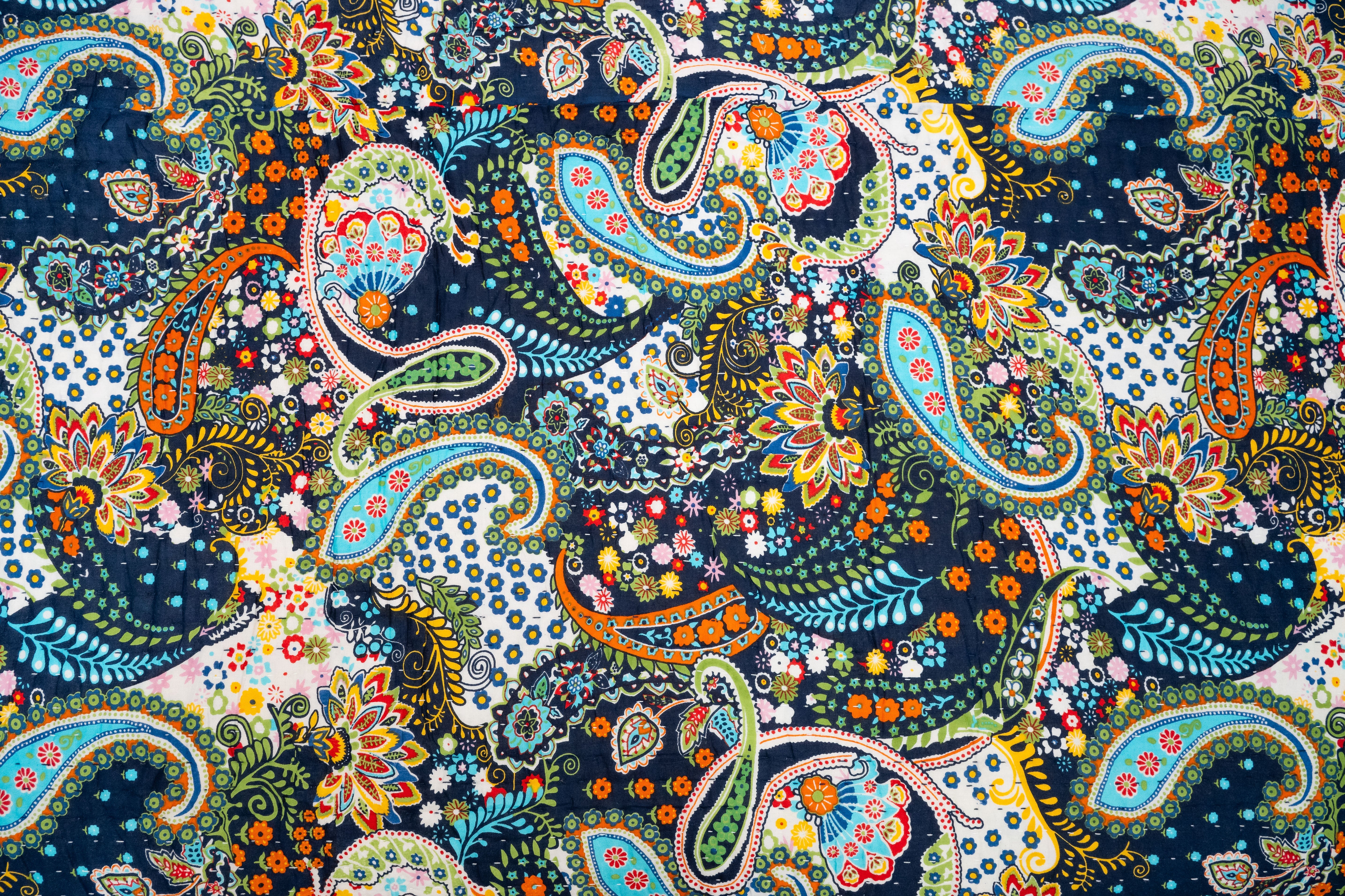Bohemian Midnight Paisley Quilt Set - 210x250cm