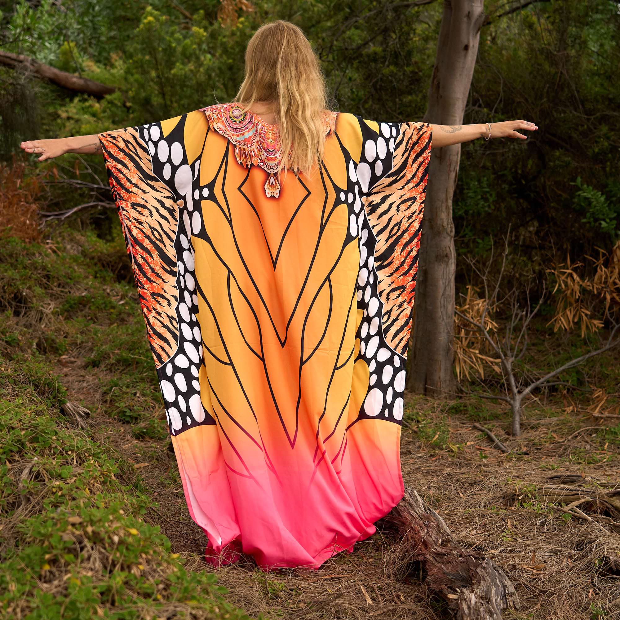 Summer Breeze Silk Kaftan