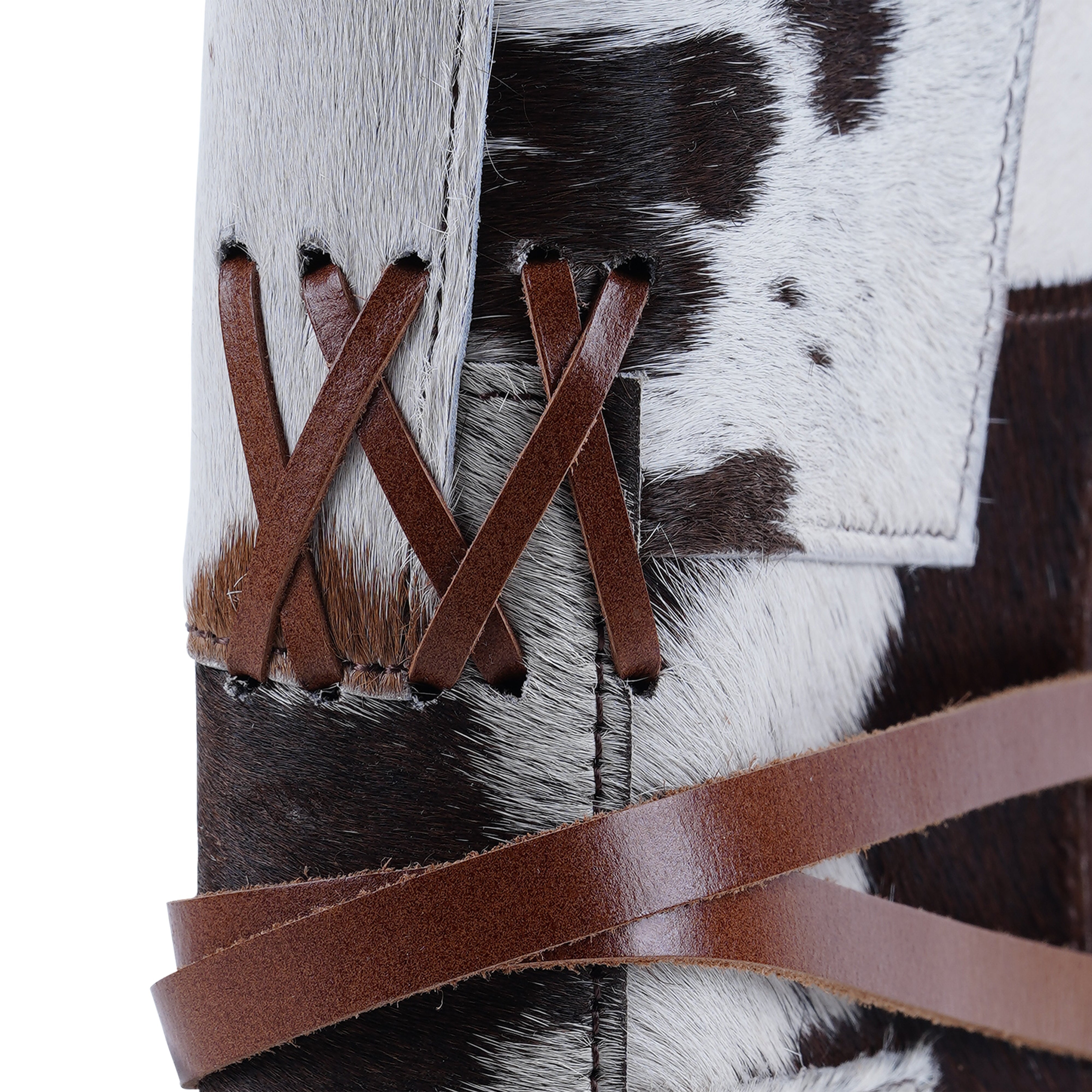 Cowhide Leather Journal – Handmade Rustic Notebook Wrap