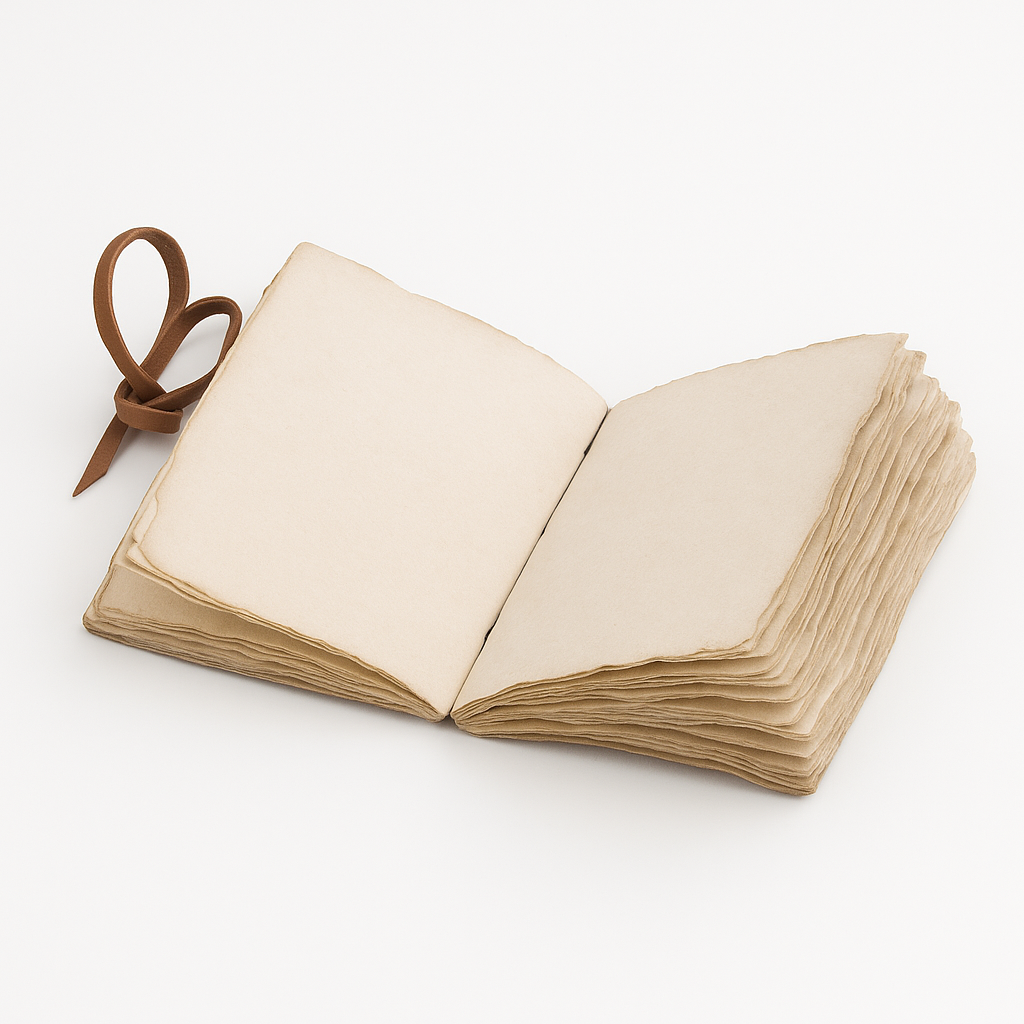 Cowhide Leather Journal – Handmade Rustic Notebook Wrap