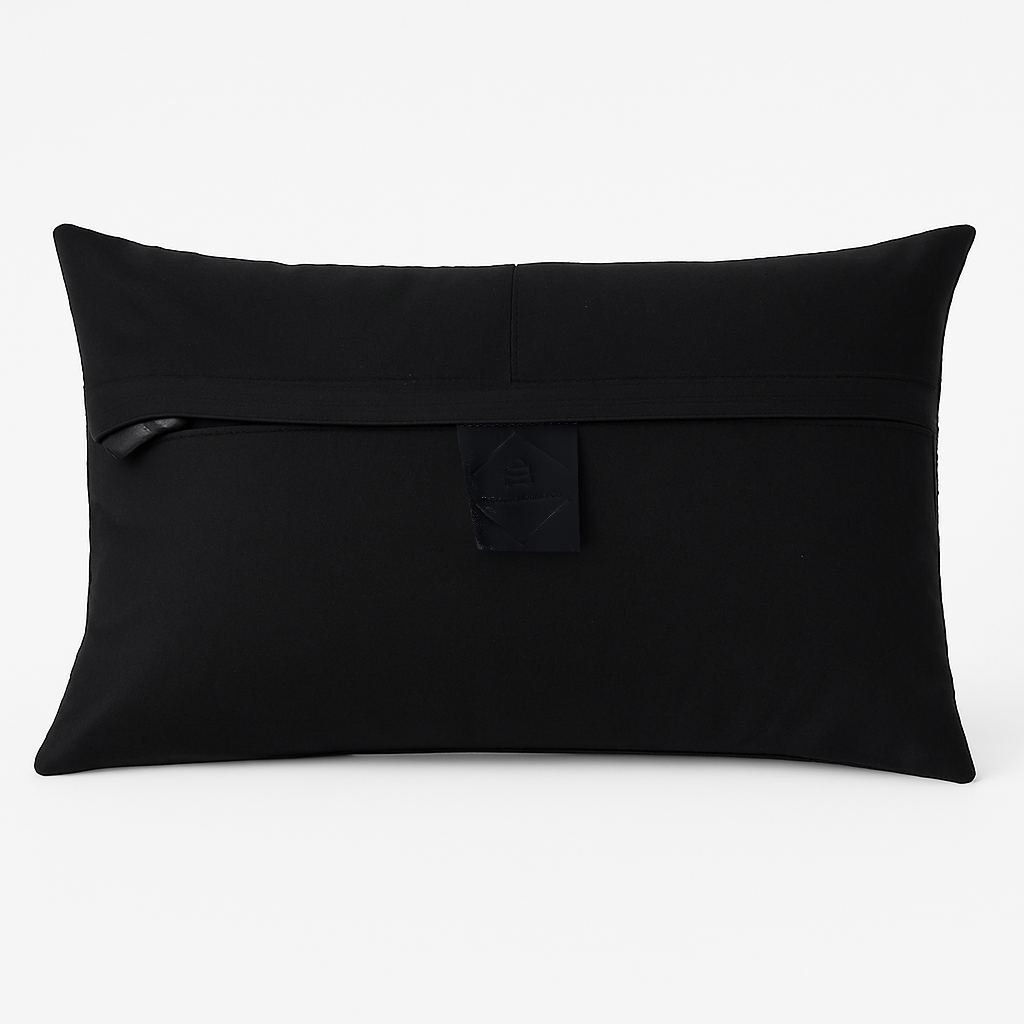 Black & White Cowhide Cushion - Luxury Style