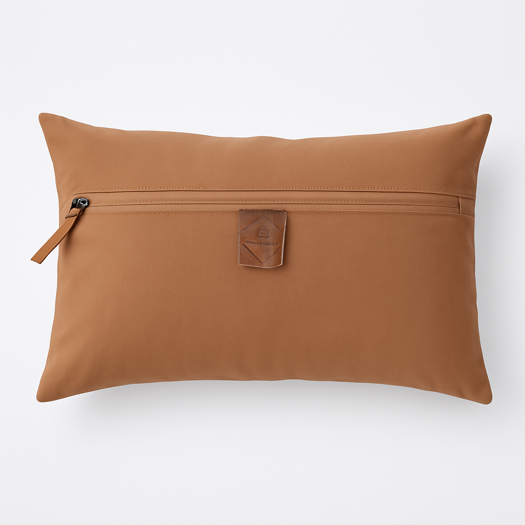 Brown & White Cowhide Cushion - Luxury Style