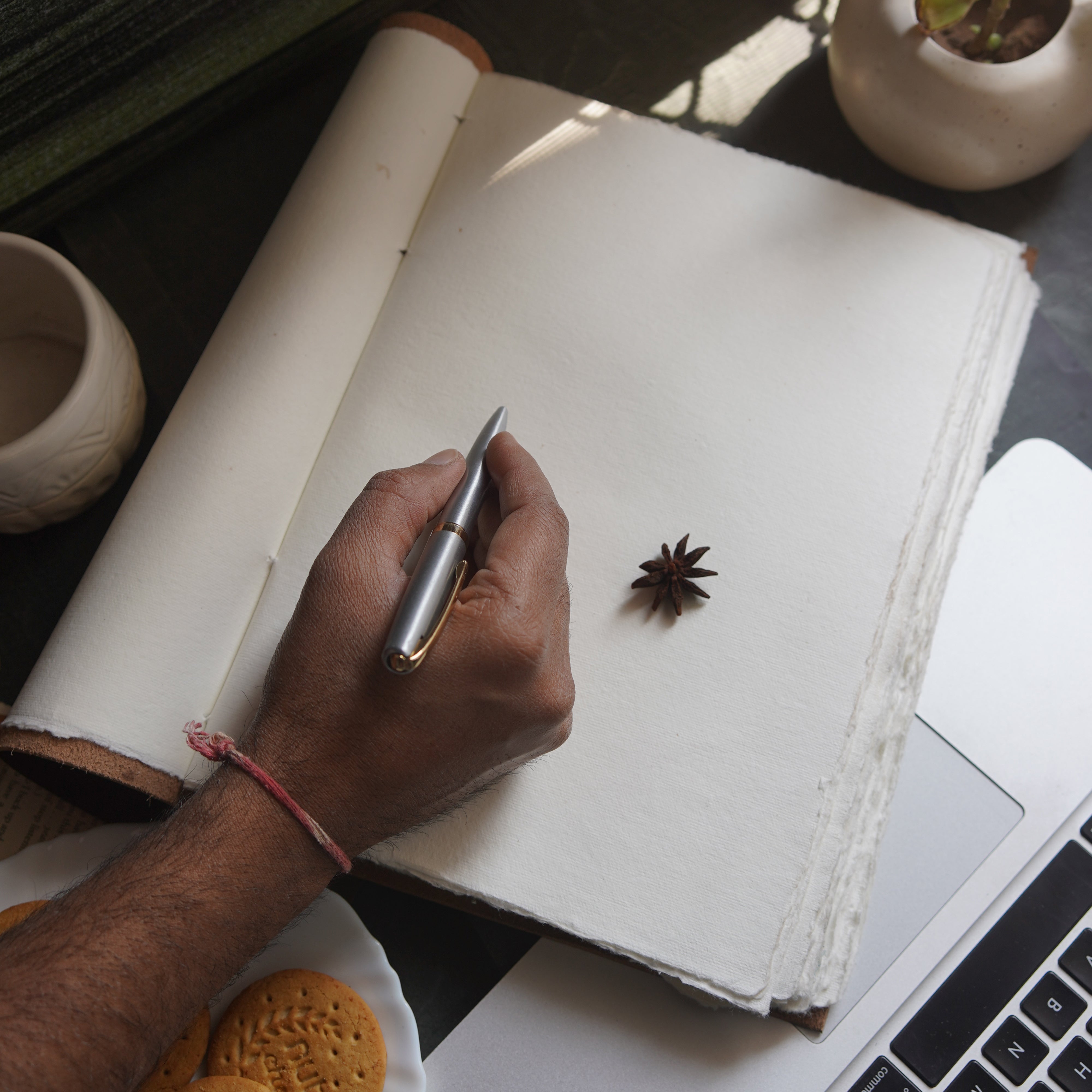 Artisan's Ledger A4 Vintage Leather Journal Notebook