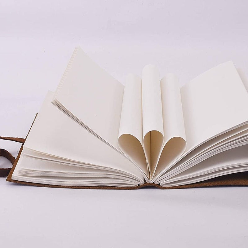 Boho-Eclectica Tree of Life leather journal – handmade notebook