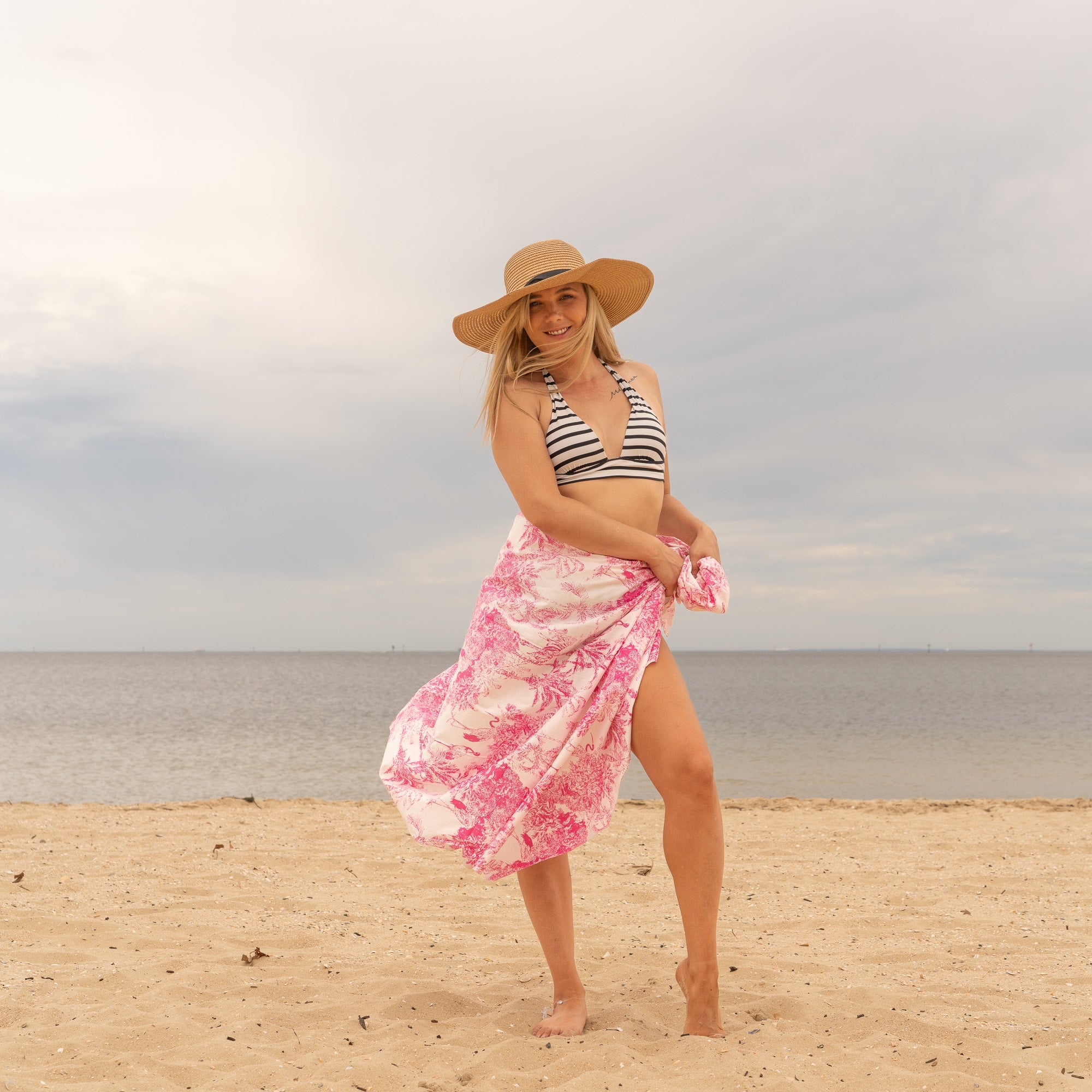Paradise Pink - 100% Cotton Sarong