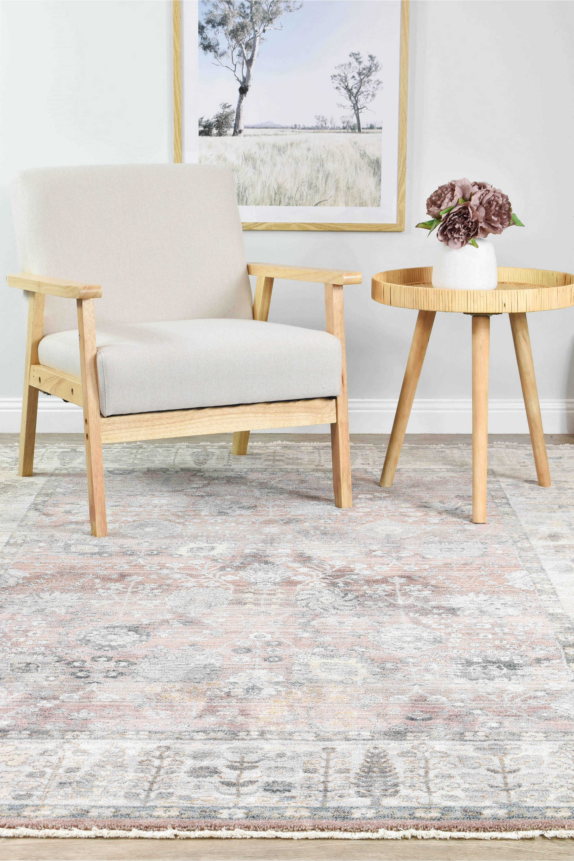 Novara 0B568A Rose Balm - Unique Decorative Rug