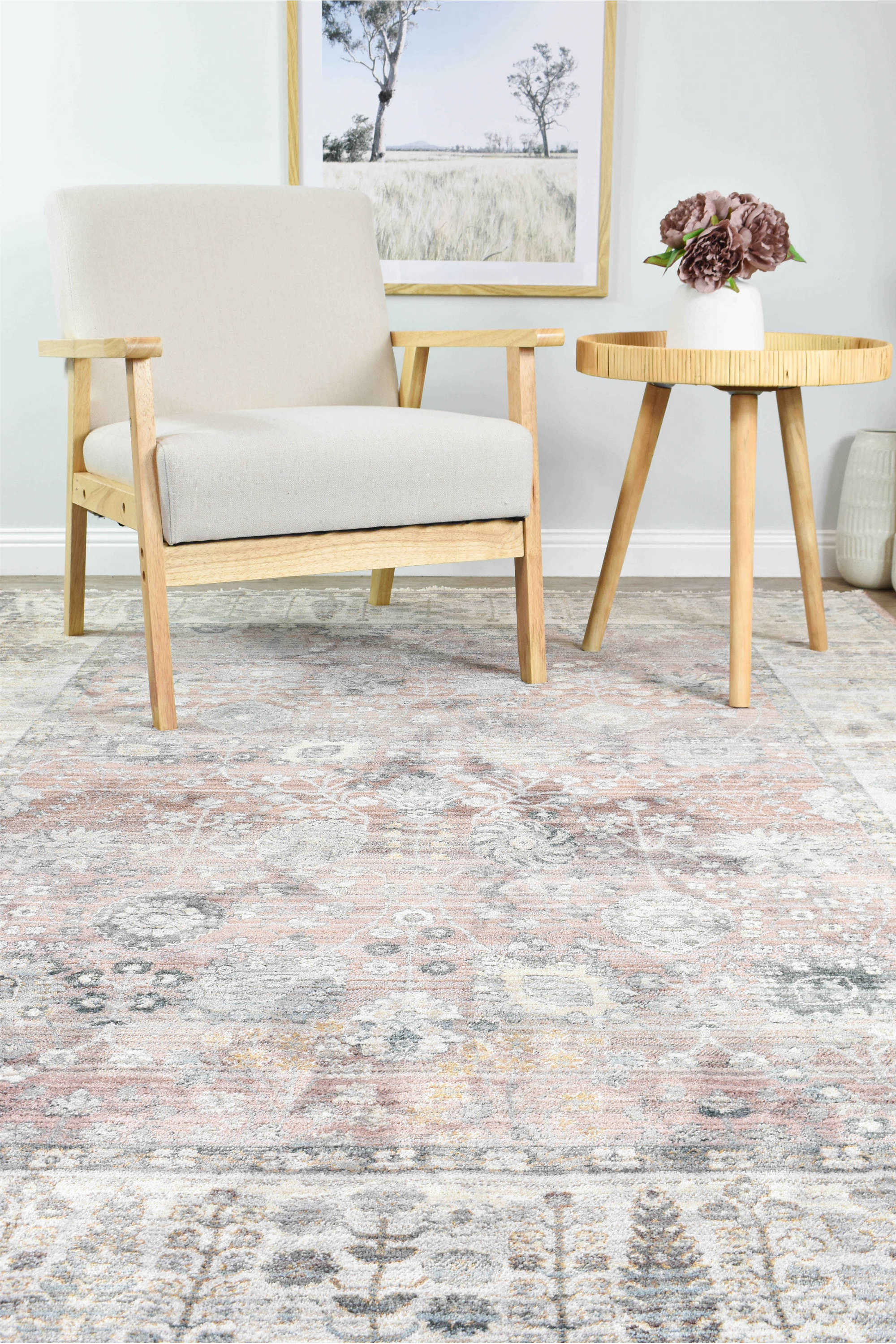 Novara 0B568A Rose Balm - Unique Decorative Rug