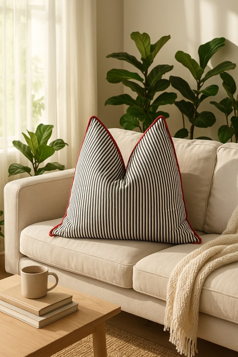 Blissful Getaway Handmade Cotton Cushion