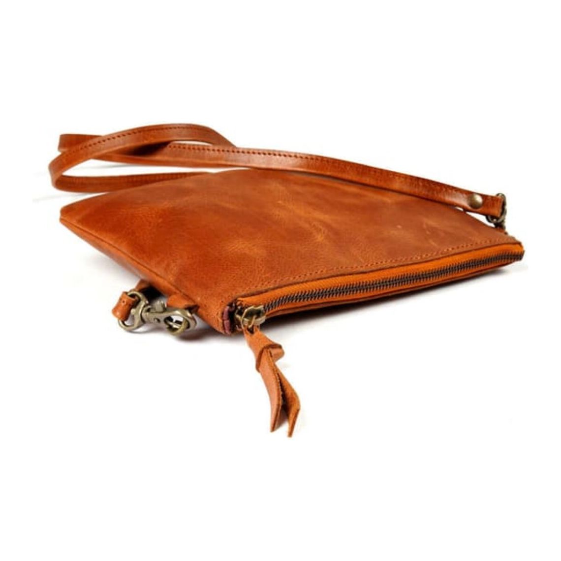 Explorer Leather Messenger Bag - Classic Style