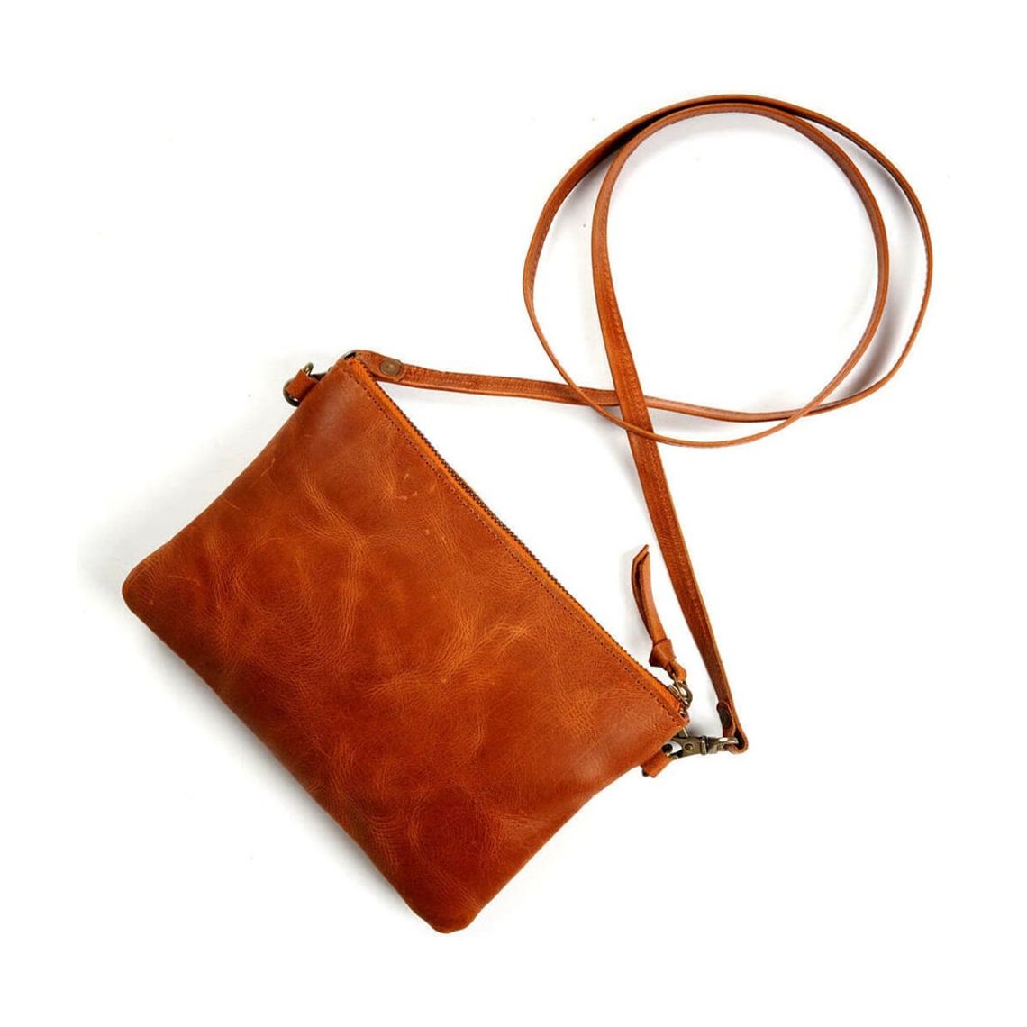 Explorer Leather Messenger Bag - Classic Style