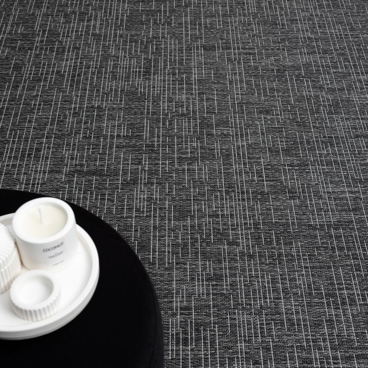 Alfresco 426 Shadow Black Rug - Indoor/Outdoor Style