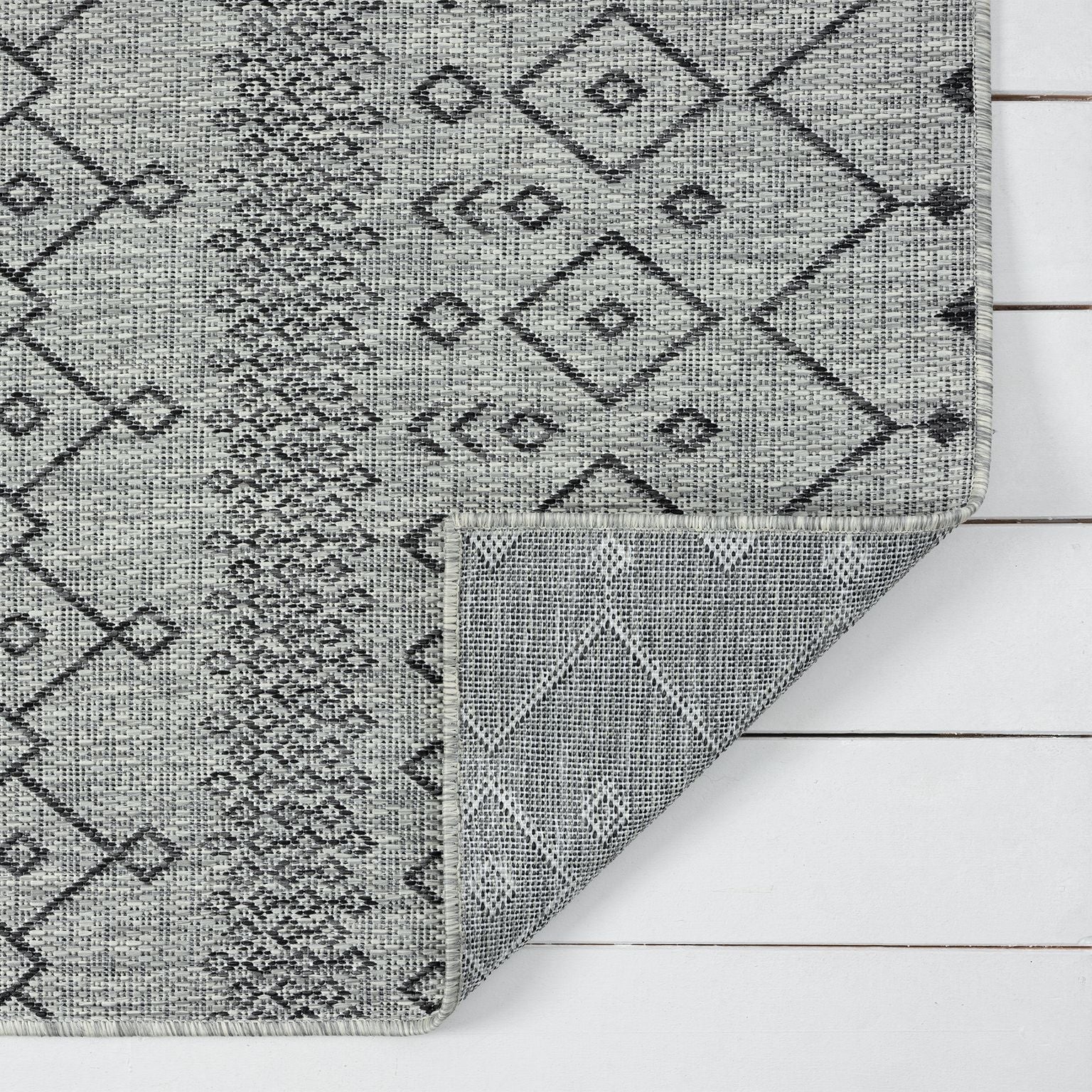 Alfresco 423 Lava Grey Runner Rug - Refined Hallway Rug