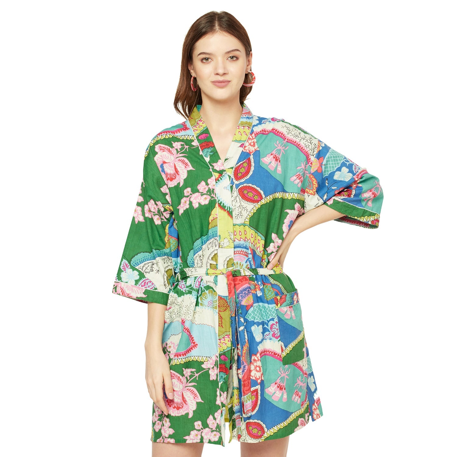 Nature's Nirvana Cotton Kimono Robe - 100% Cotton