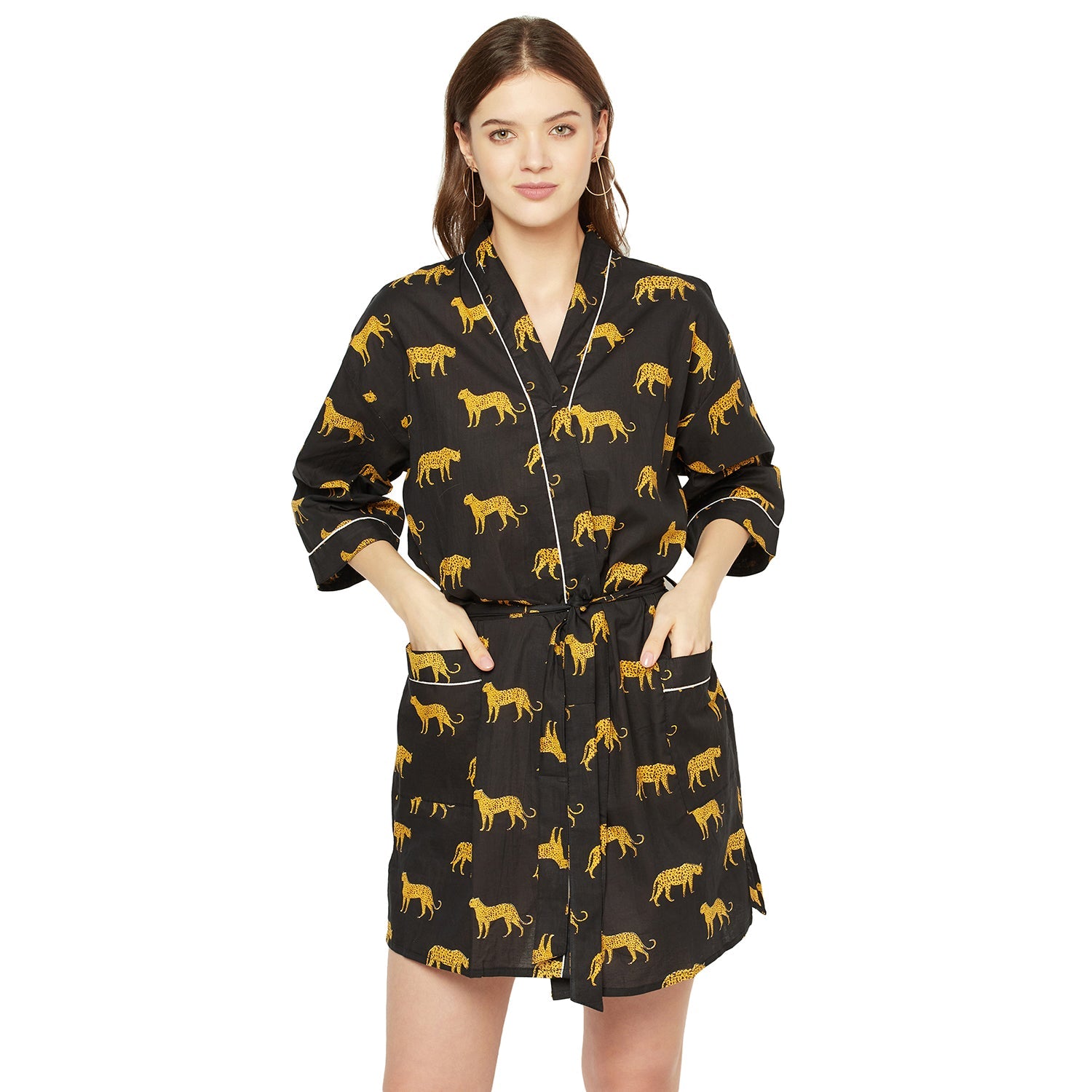 Frida's Delight Kimono - Cotton Dressing Gown