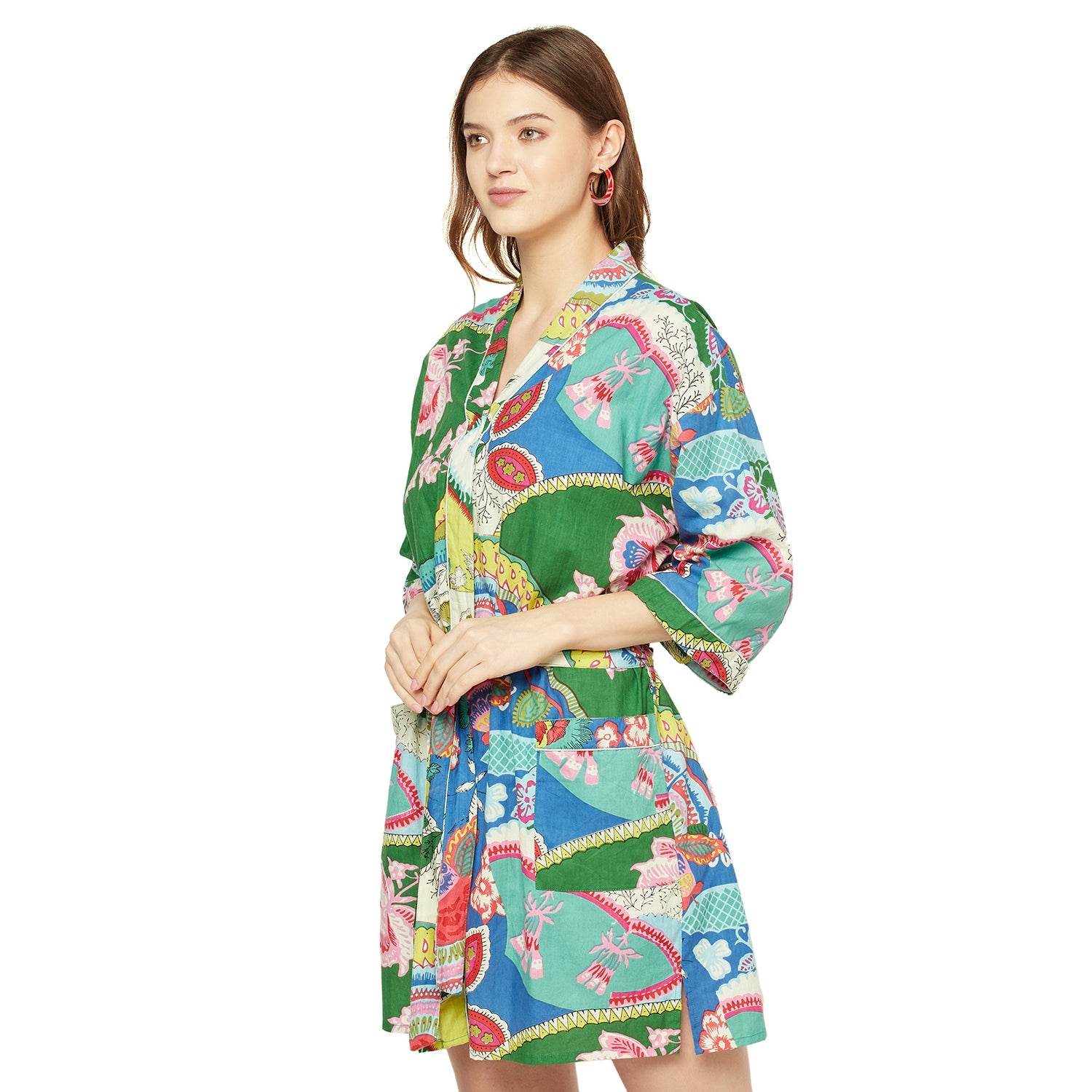 Nature's Nirvana Cotton Kimono Robe - 100% Cotton