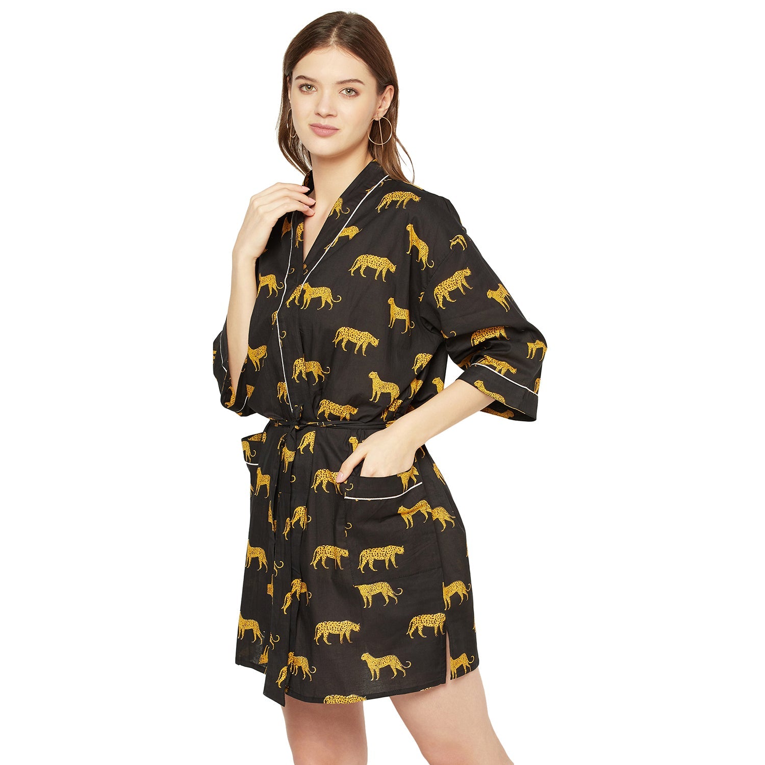 Frida's Delight Kimono - Cotton Dressing Gown