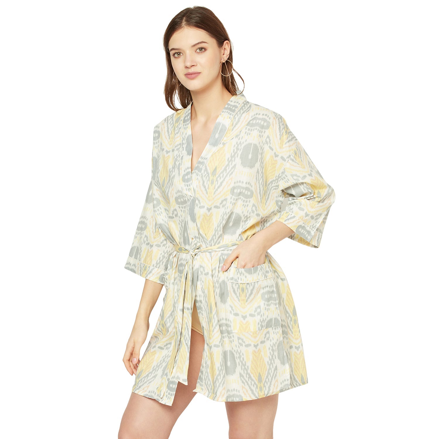 Soft & Sublime Cotton Kimono Robe - 100% Cotton
