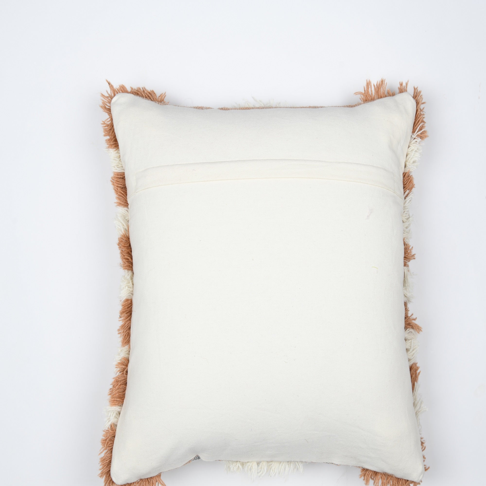 Boho Oasis Wool Cushion Cover - Handwoven