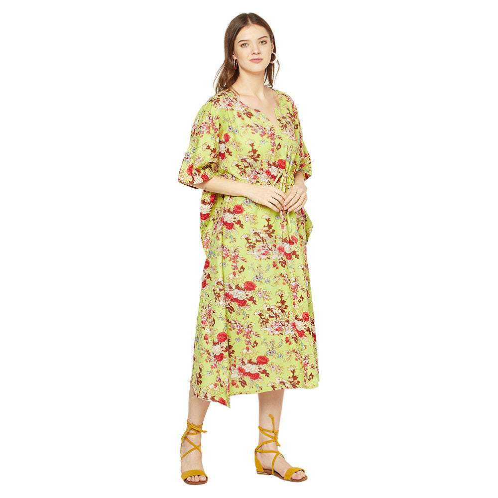 Elegant Ease Cotton Kaftan - 100% Cotton