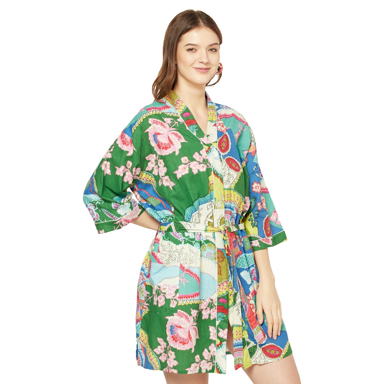 Nature's Nirvana Cotton Kimono Robe - 100% Cotton