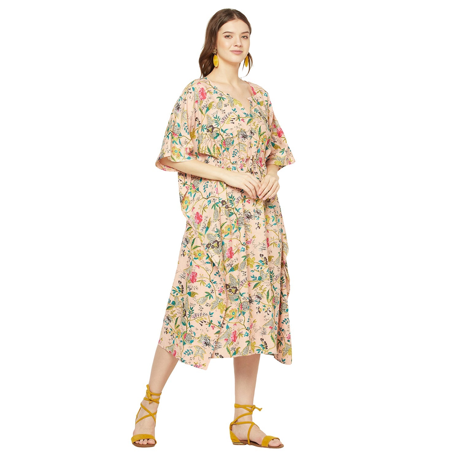 Nature's Symphony - 100% Cotton Kaftan