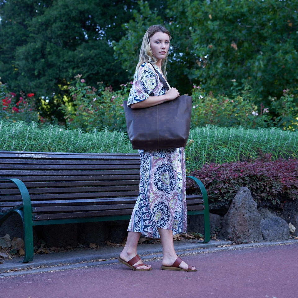 Tranquil Oasis Cotton Kimono Robe - Luxe Loungewear