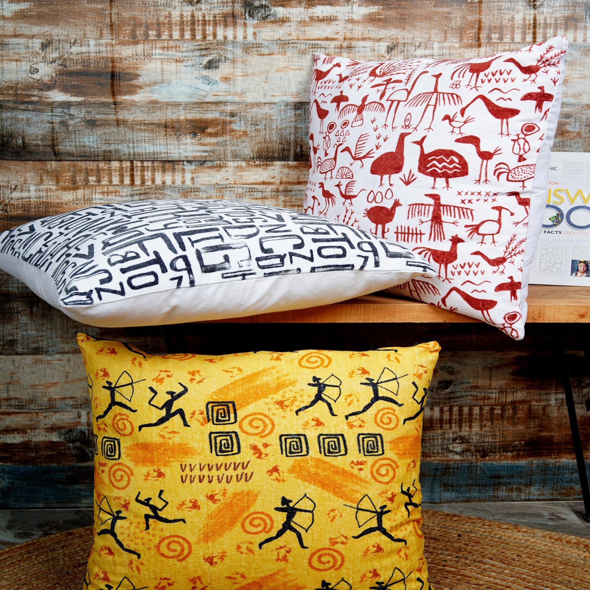 Safari Seeker 100% Cotton Velvet Cushion Cover