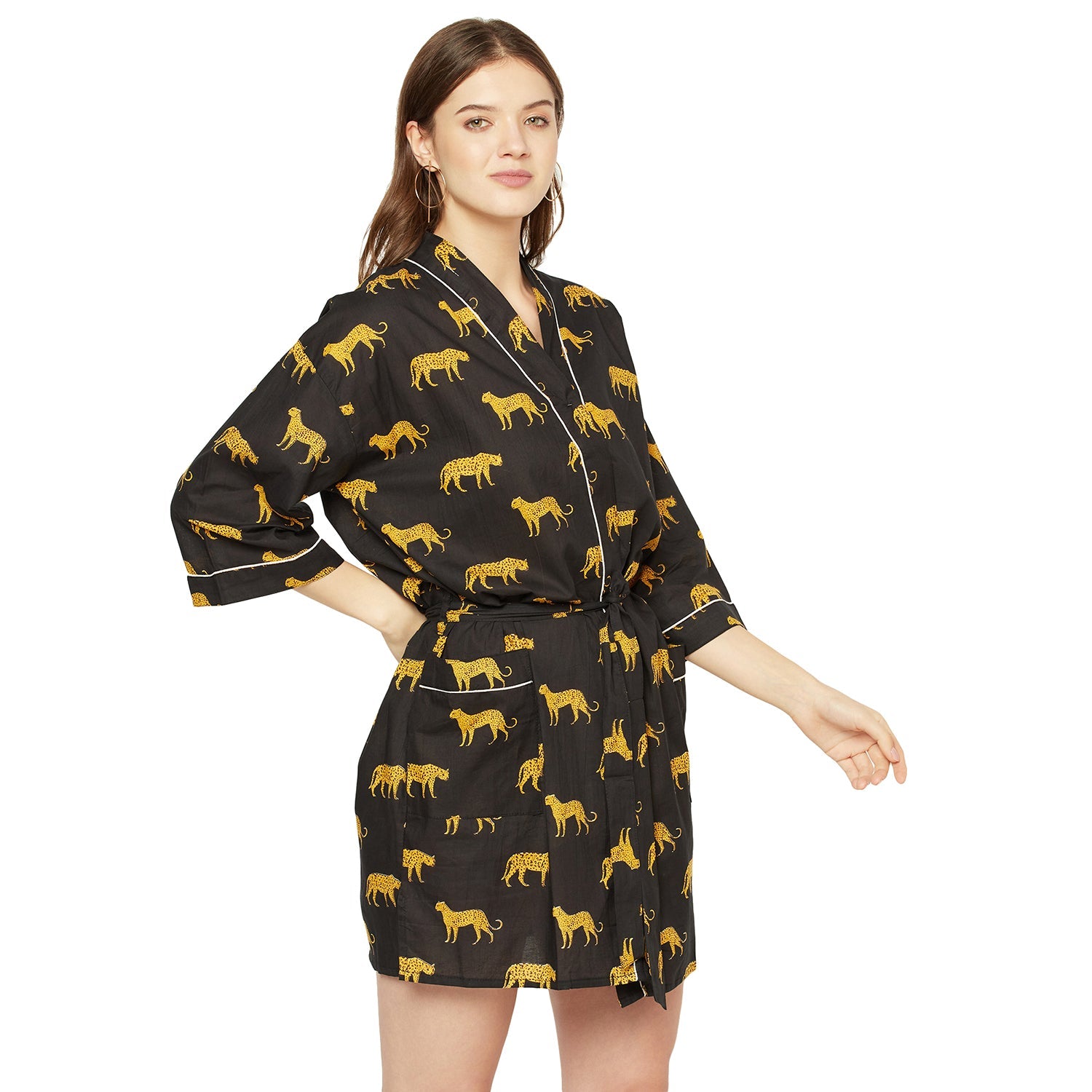 Frida's Delight Kimono - Cotton Dressing Gown
