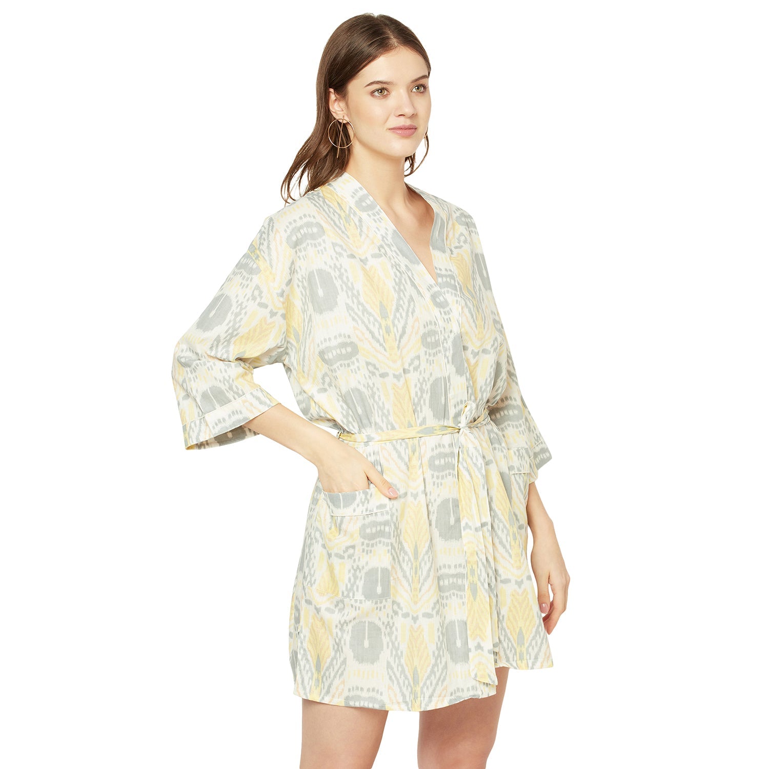 Soft & Sublime Cotton Kimono Robe - 100% Cotton