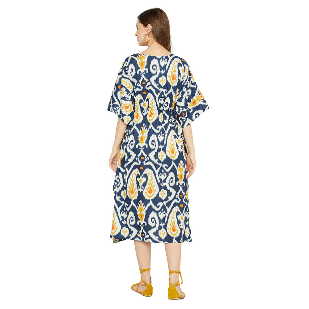 Nature's Tapestry Cotton Kaftan - 100% Cotton