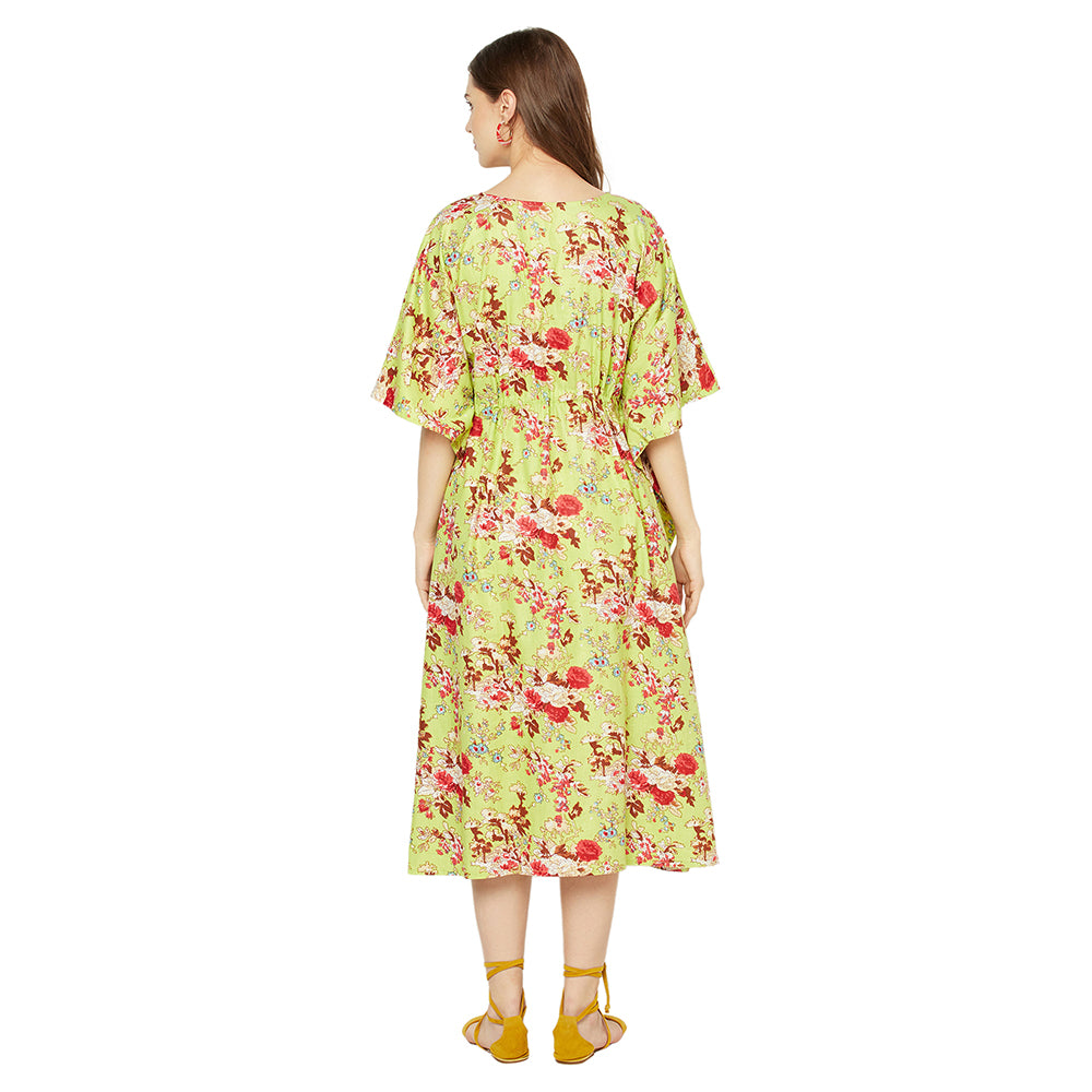 Elegant Ease Cotton Kaftan - 100% Cotton