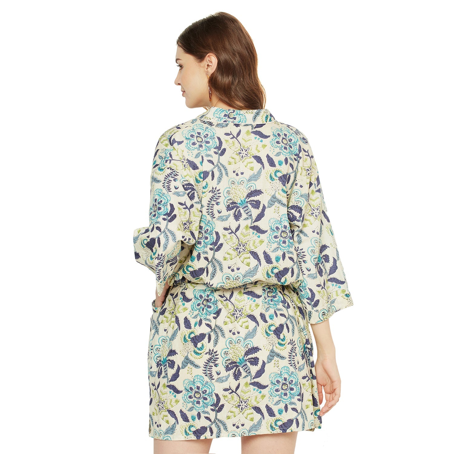 Dreamy Florals - 100% Cotton Kimono Robe