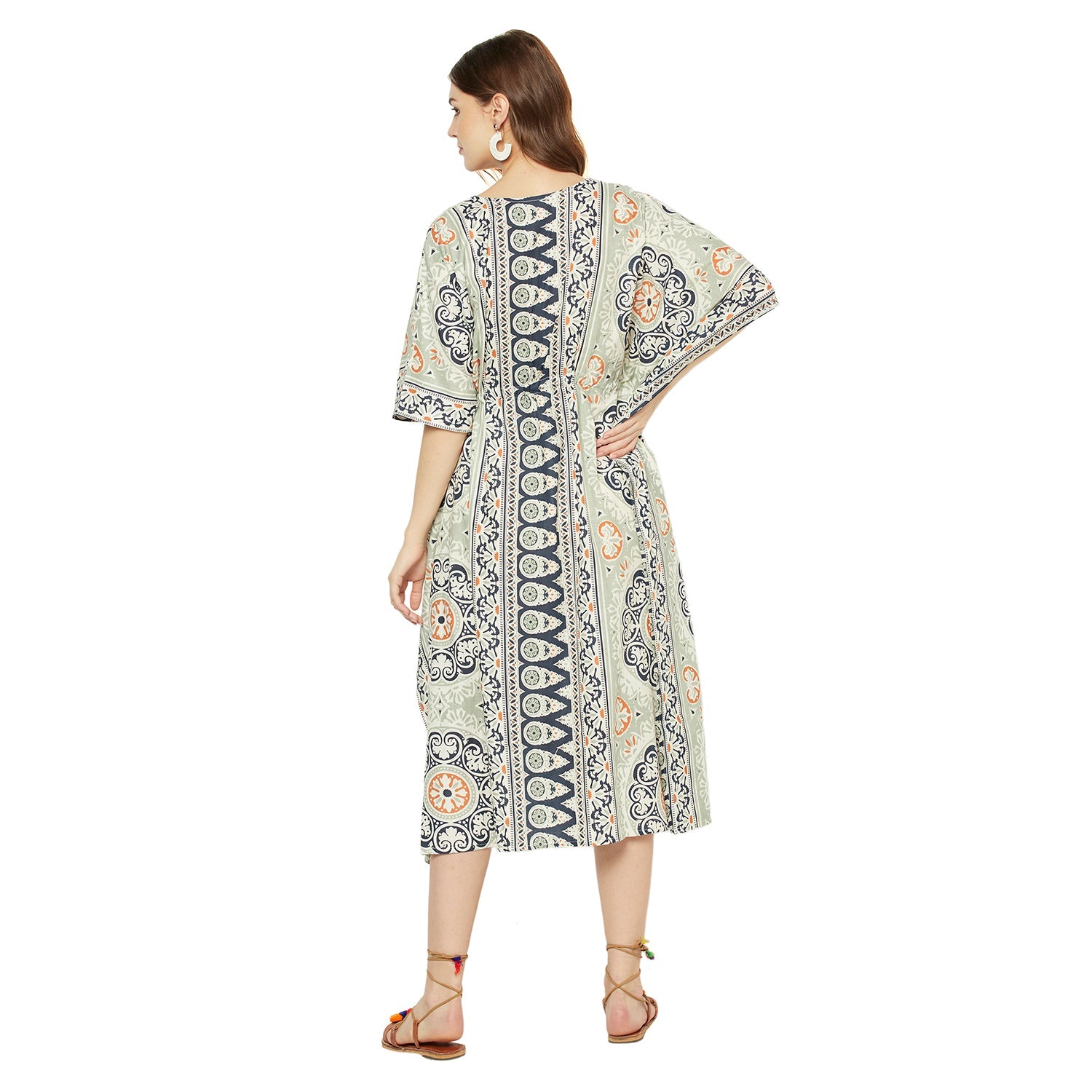 Harmonious Hues - 100% Cotton Kaftan