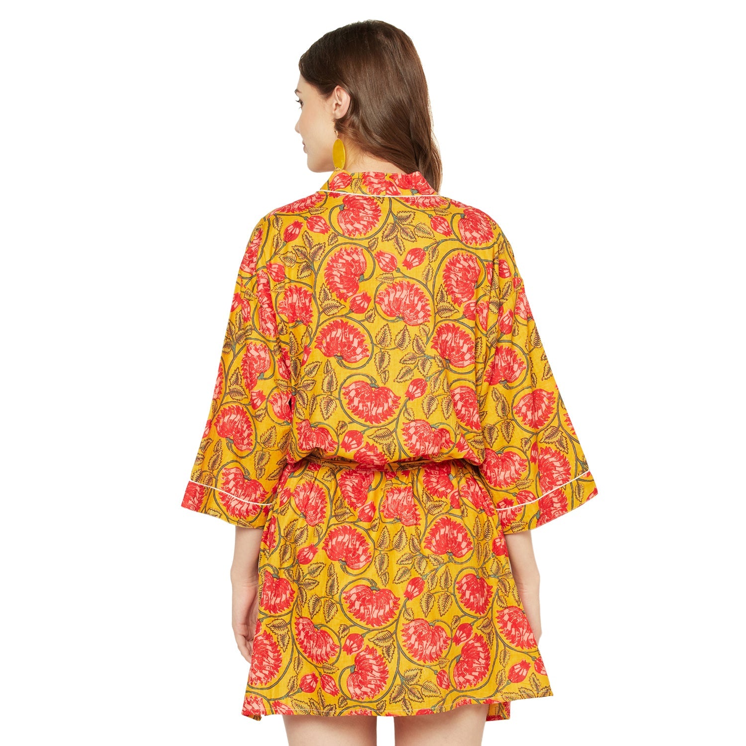 Island Enchantment - 100% Cotton Kimono Robe