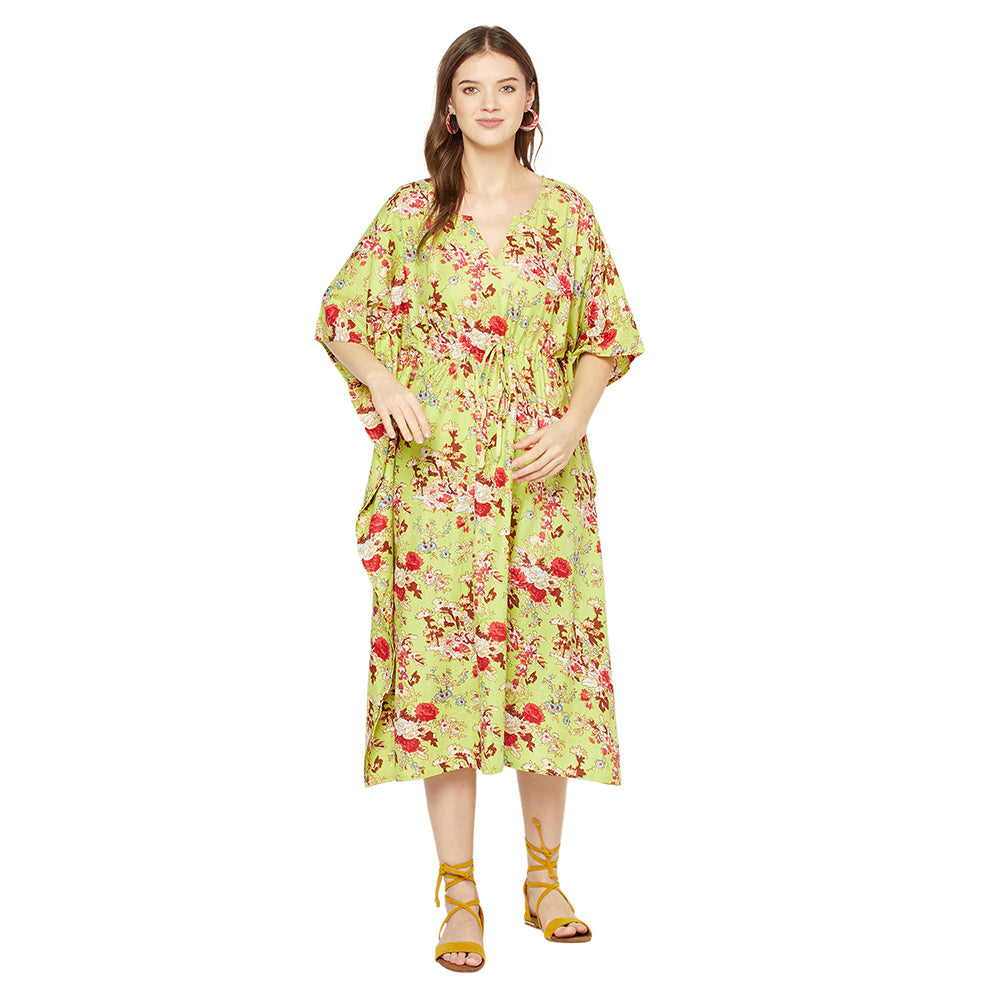 Elegant Ease Cotton Kaftan - 100% Cotton