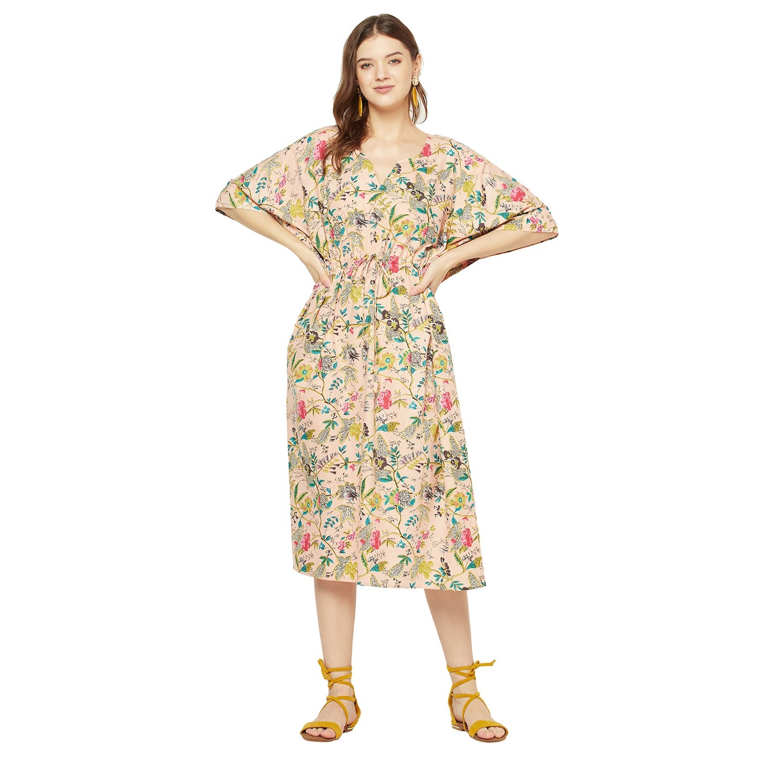 Nature's Symphony - 100% Cotton Kaftan