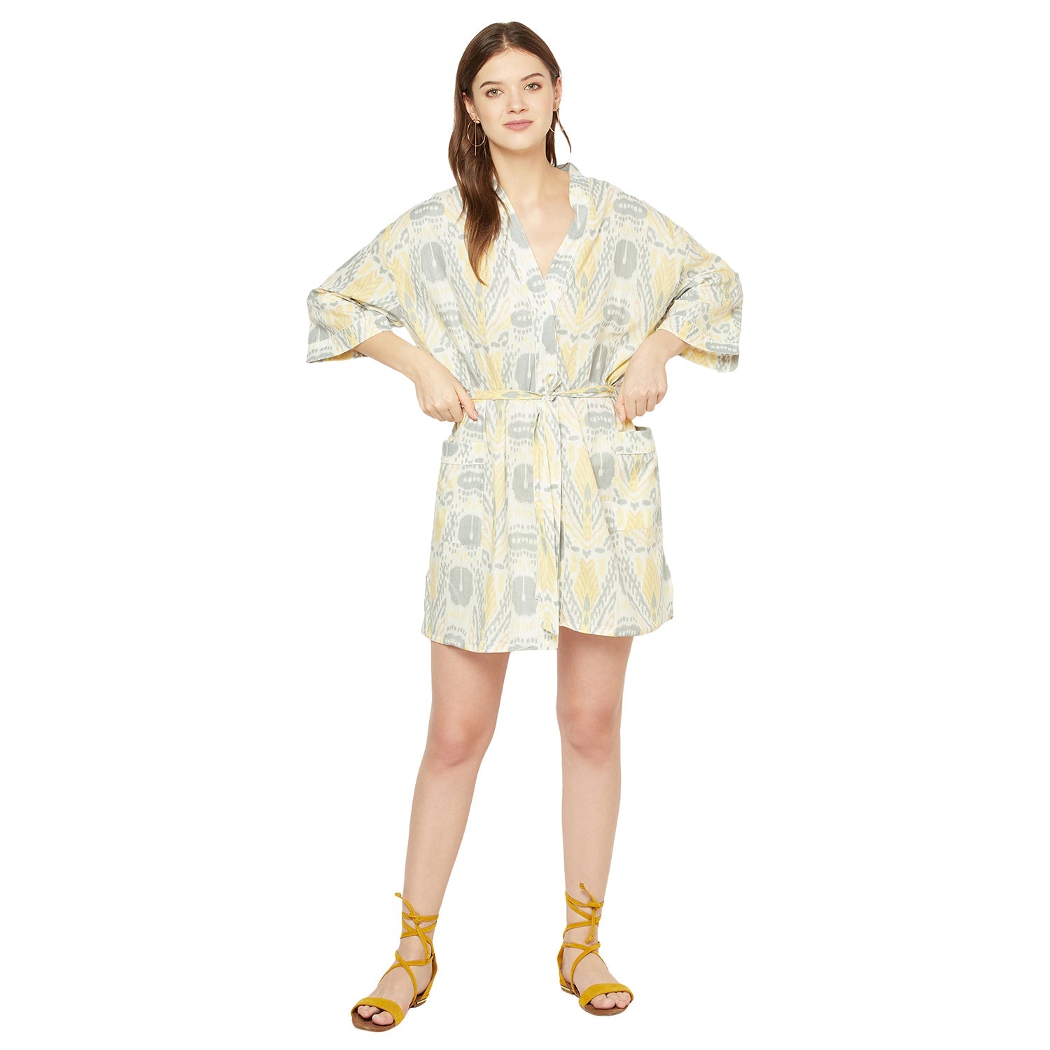Soft & Sublime Cotton Kimono Robe - 100% Cotton