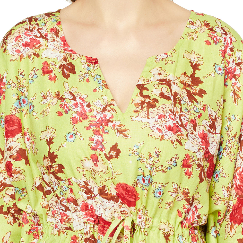 Elegant Ease Cotton Kaftan - 100% Cotton