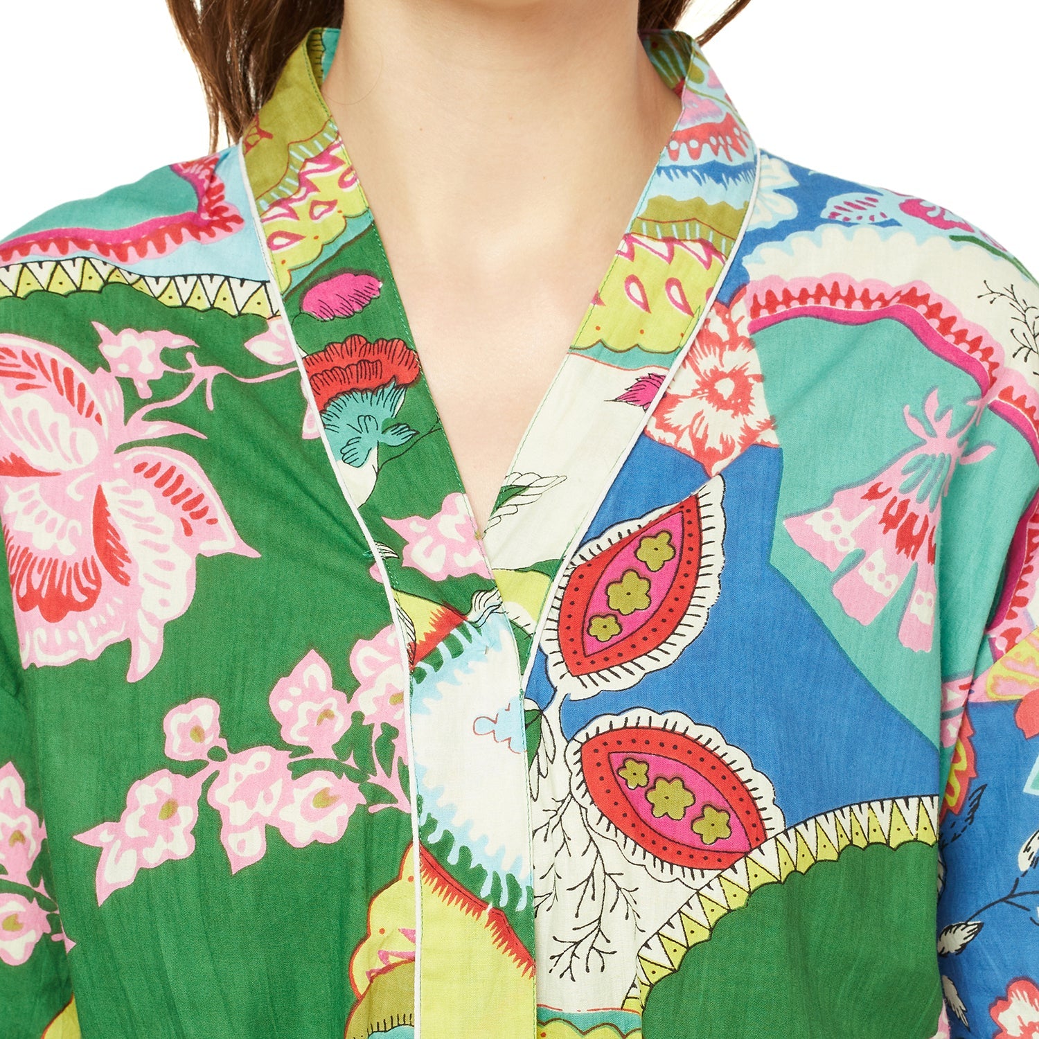 Nature's Nirvana Cotton Kimono Robe - 100% Cotton