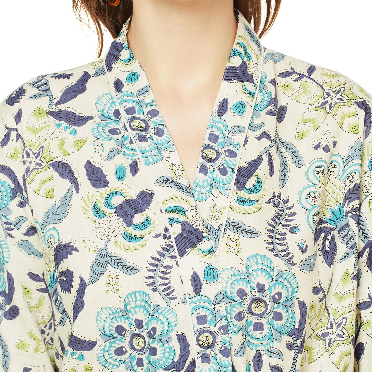 Dreamy Florals - 100% Cotton Kimono Robe