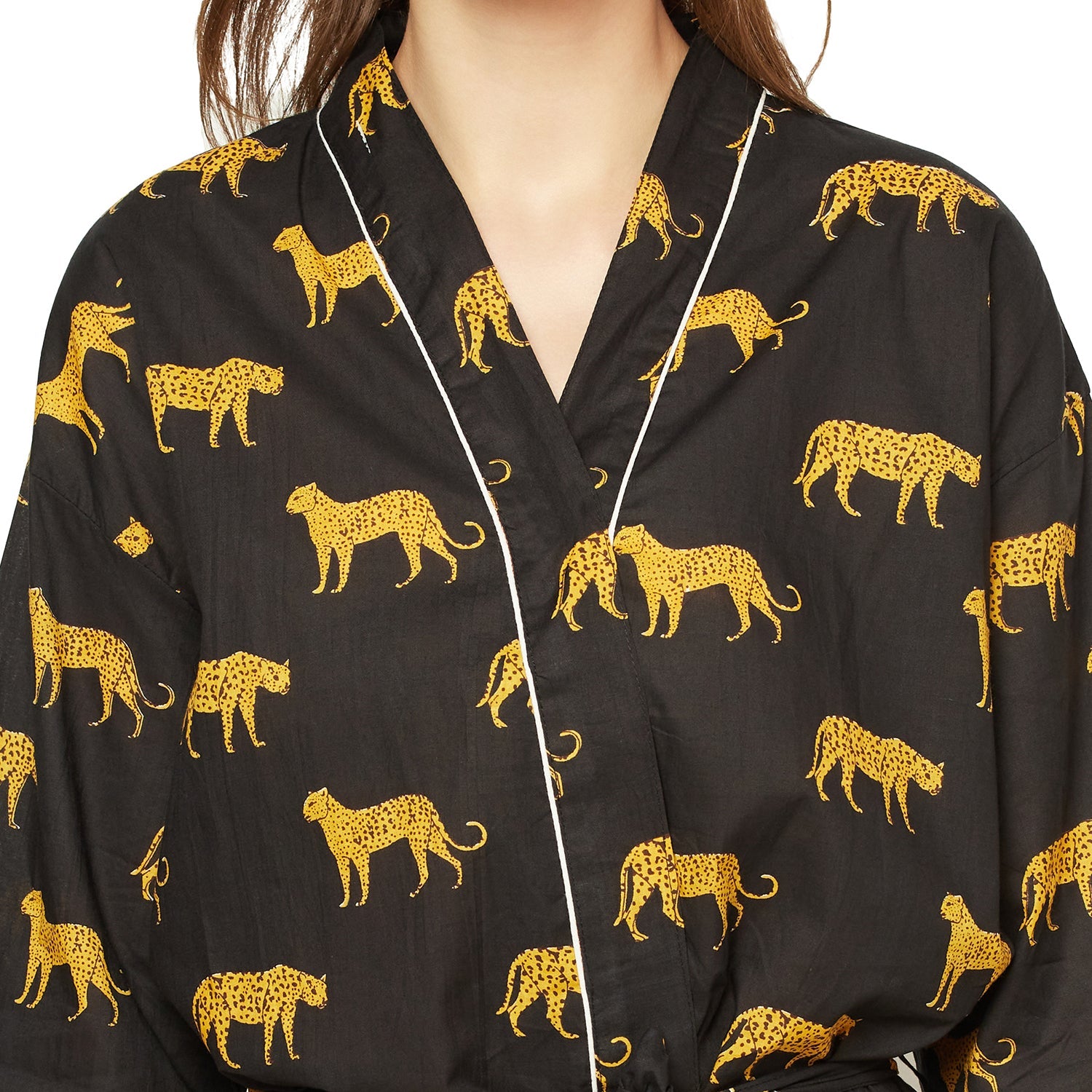 Frida's Delight Kimono - Cotton Dressing Gown