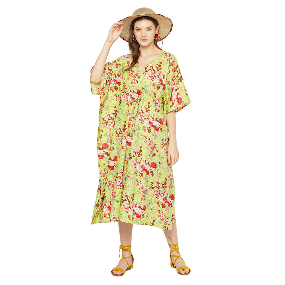 Elegant Ease Cotton Kaftan - 100% Cotton